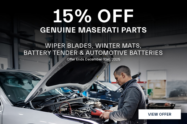 Maserati Winter Prep Promo