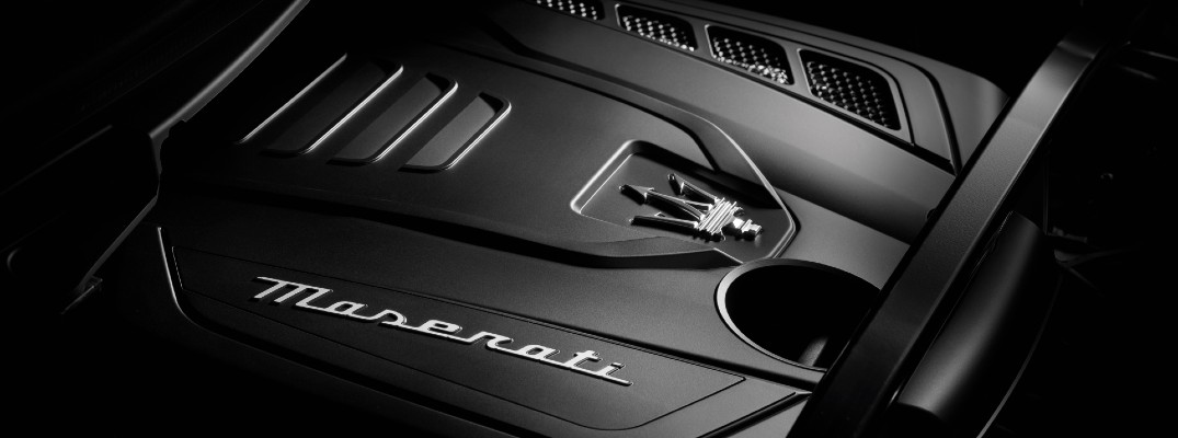 A photo of the new engine used by the 2026 Maserati Grecale